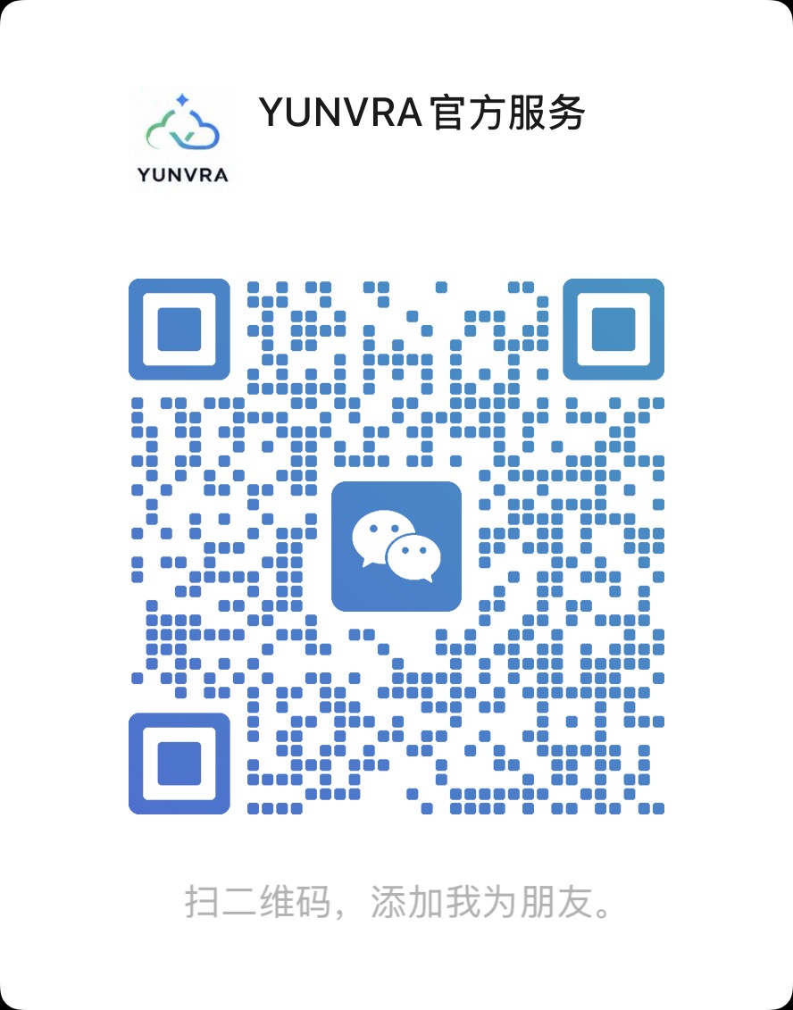 YUNVRA官方服务微信二维码
